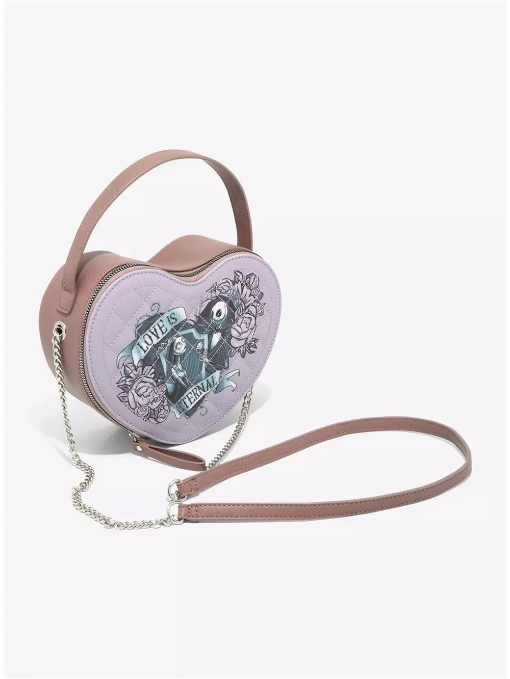 Hot Topic Disney The Nightmare Before Christmas Heart Crossbody Purse